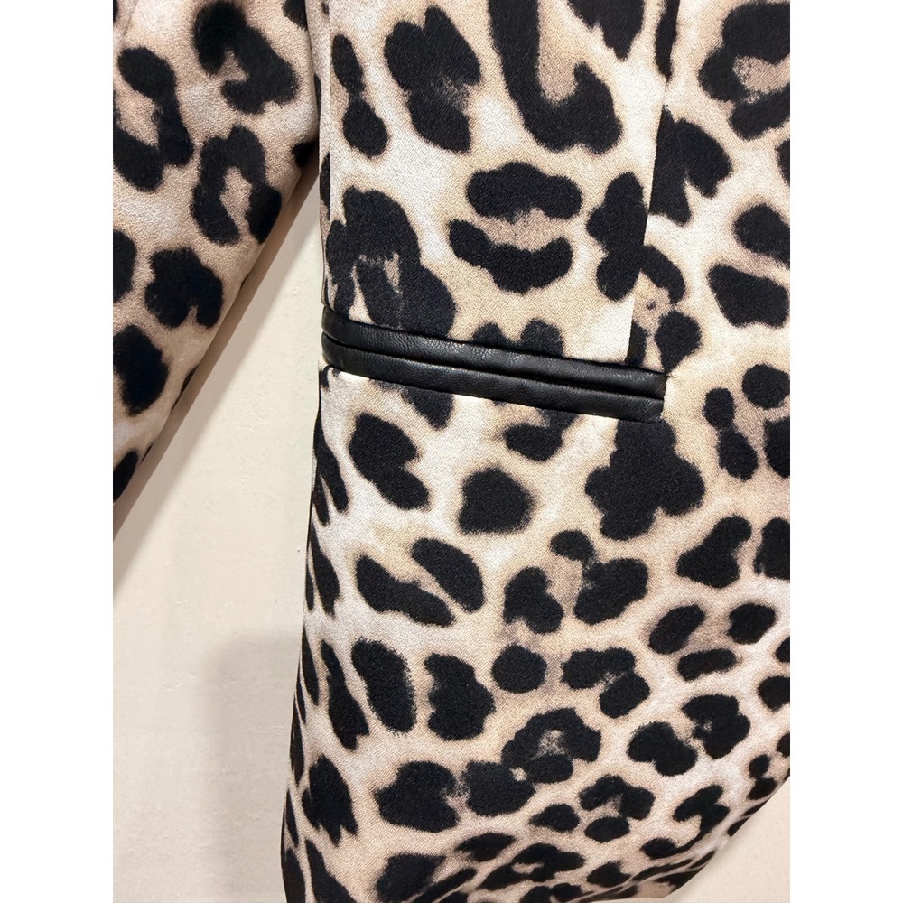 #39 New York & Company Blazer ptp: 20" Sz. 10 NWT Leopard MSRP $79 - Picture 6 of 8